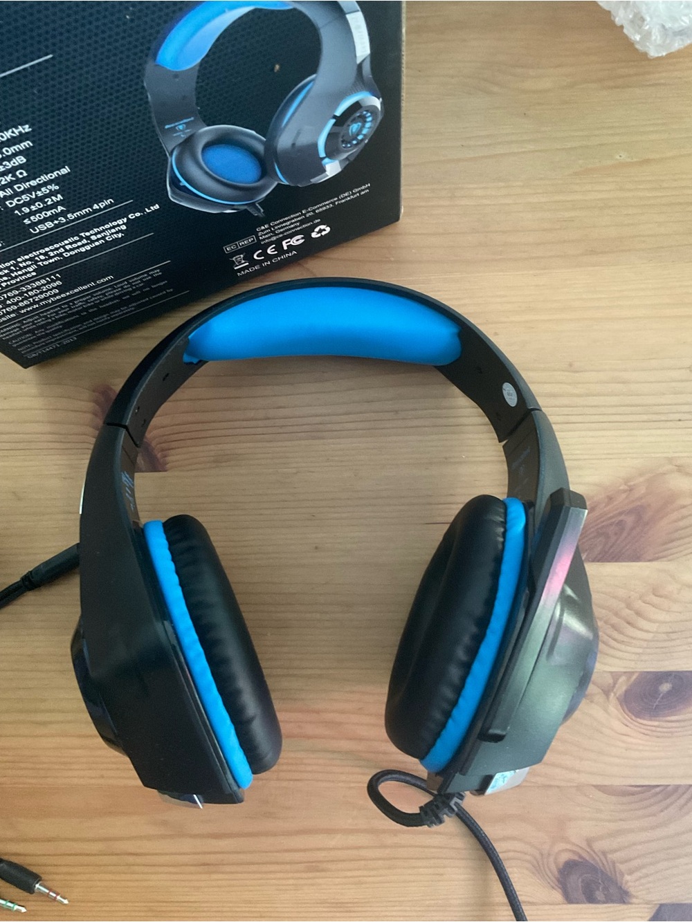 GM-1 Pro Gaming Headset - Black & Blue